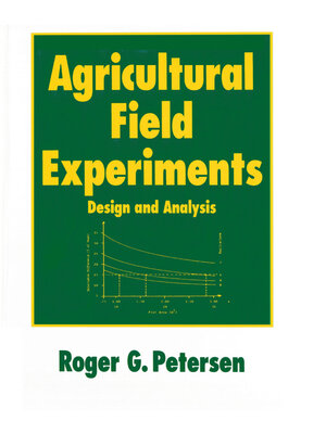 cover image of Agricultural Field Experiments